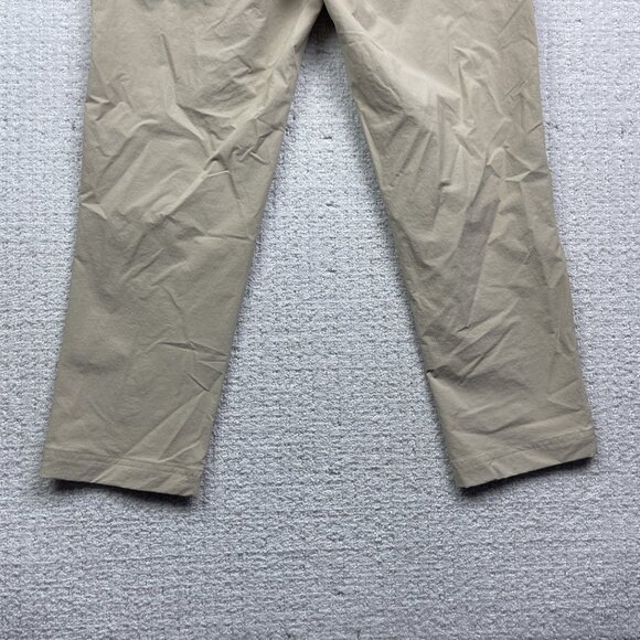 Helly Hansen Tech Athletic Lightweight Pants Women Sz S Beige Preppy - Picture 8 of 8